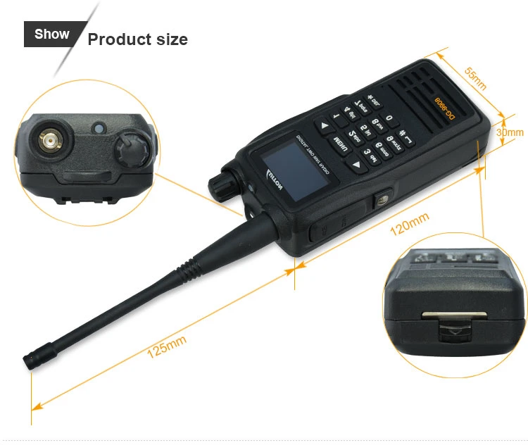 Dpmr Portabe Digital Radio Dg-9908 VHF Radio Mobile