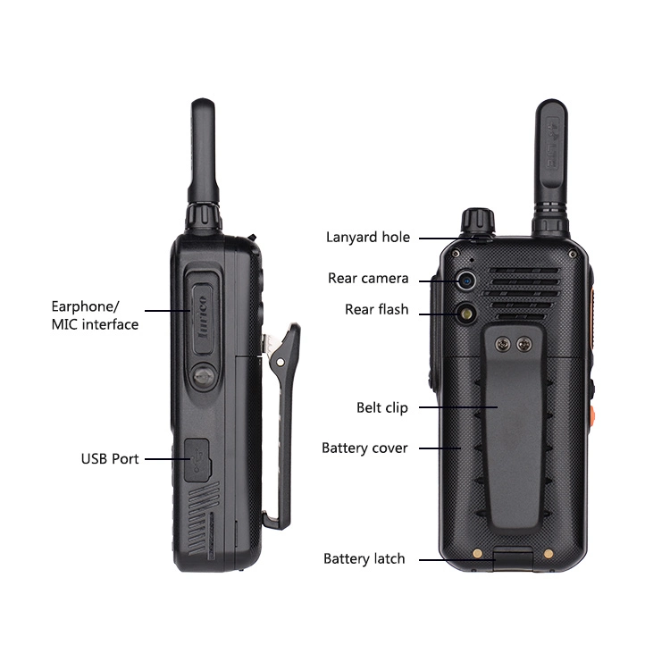 Inrico 4G Lte Network and Dmr Radio T368 with Full Keypad