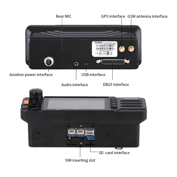 Factory Direct Sale and High Quality Walkie Talkie 4G Mobile Radio for Inrico TM-9