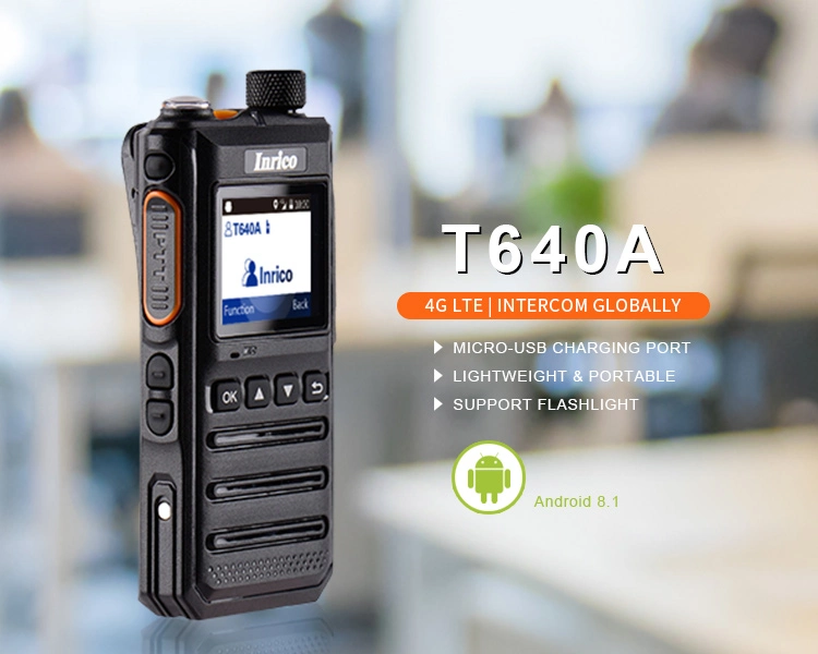 4G Lte Inrico Poc Radio T640A with WiFi Feature