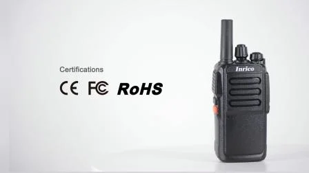 Walkie Talkie 2G/3G WiFi Mobilfunknetz Radio mit SIM-Karte Inrico T196