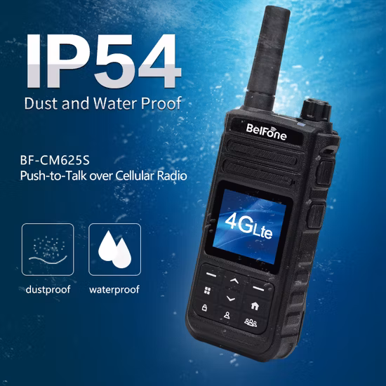 Belfone Hochwertiges 5200 mAh 4G neuestes PoC-Radio mit SIM-Karten-Display