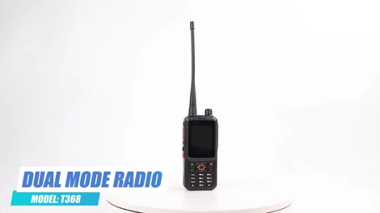 Inrico Wireless Set Walkie Talkie T368 4G Android Zwei-Wege-DMR- und PoC-Multimode-Funkgeräte