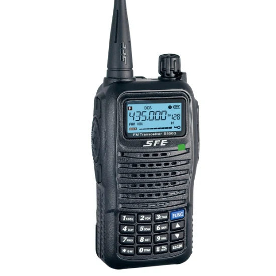 Sfe S850g Analoges Radio Hot Sale Walkie Talkie Radio 5 W Ausgangsleistung 16 Kanäle mit belegtem Kanal Lange Sprechreichweite 5 km Reichweite