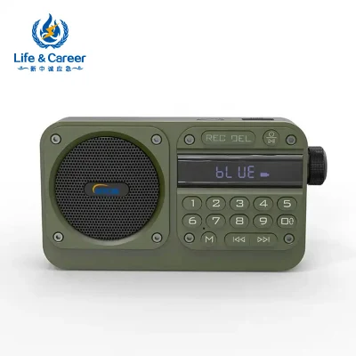 Tragbares Radio Outdoor Solar Handkurbel Notfallradio Hersteller LED Mobile Charge Radio