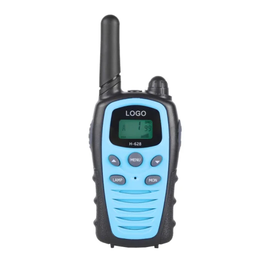 Buntes Mini-Radio H-628, 1 W/0,5 W, 400–470 MHz, 99 Untercodes, Kinder-Walkie-Talkie, Lernspielzeug, ferngesteuertes Spielzeug, Babyspielzeug, UHF, zwei Radios mit CE FCC